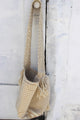Ivory Crocthet Mayan Tribal Quilted Travel Bag by Daughters of Culture