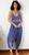 Kyanite Blue Yoga Knit Jumpsuit with Pockets