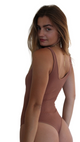 Rib V Neck Bodysuit