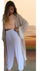 Sand Fringe Retreat Robe