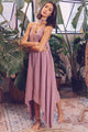  Plum Stone Wash Handkerchief Dress by Daughters of Culture