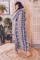  Blue Mantra Prayer Gown by Daughters of Culture