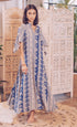 Blue Mantra Prayer Gown