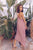  Plum Stone Wash Handkerchief Dress by Daughters of Culture