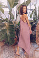  Plum Stone Wash Handkerchief Dress by Daughters of Culture