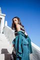 Mineral Teal Petal Robe