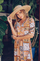 Amber Quilt Patchwork Dress