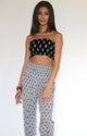 Black Diamond Bandeau Top