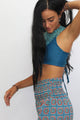  Turq Infinity Bra by Daughters of Culture