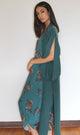 Mineral Teal Petal Robe