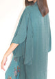 Mineral Teal Petal Robe