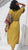  Turban Feathers Sakura Robe in Gold by Daughters of Culture