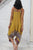  Gold Turban Feathers Jumpsuit by Daughters of Culture