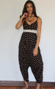 Medallion Jumpsuit in Onyx