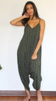 Medallion Jumpsuit in Moss