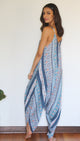 Blossoming Azure Jumpsuit