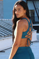  Turq Infinity Bra by Daughters of Culture