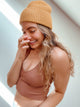 Plunge V-Neck Crop Top