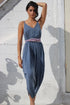 Navy Stone Wash Jumpsuit