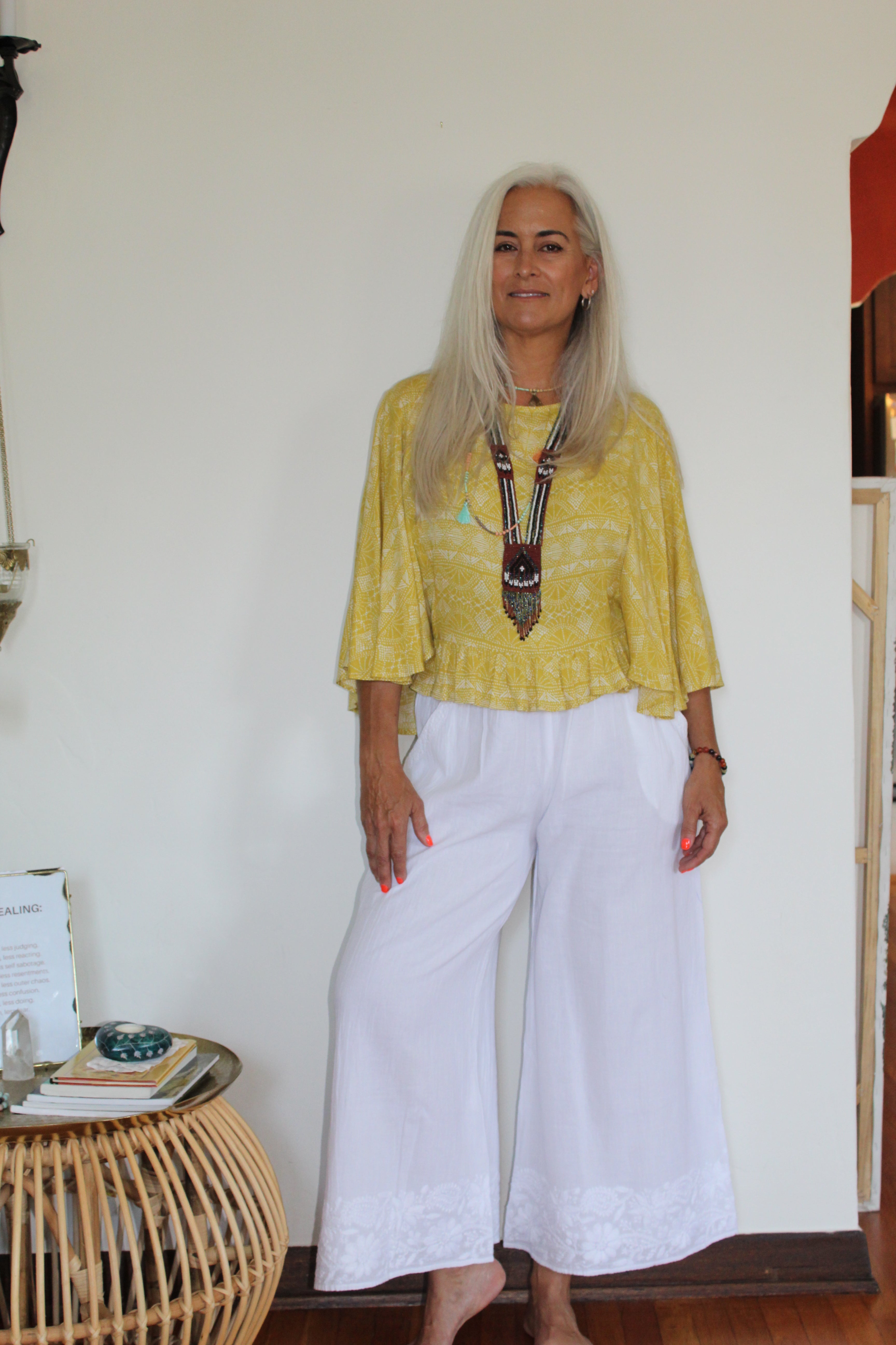 Kundalini Wide Leg Pant Yoga Clothing by Daughters of Culture