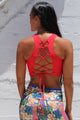  Moon Red Infinity Bra by Daughters of Culture