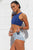  Velvet Blue Boudoir Shorts by Daughters of Culture