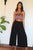 Black Fan Pant