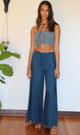 Azure Bandeau Top