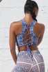 Navy Stone Wash Infinity Bra