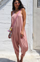  Rose Stone Wash Jumpsuit by Daughters of Culture