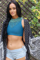  Turq Infinity Bra by Daughters of Culture