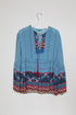 Tangier Blue L/S Top