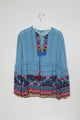 Tangier Blue L/S Top