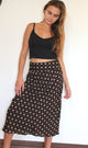 Black Medallion Shiraz Skirt