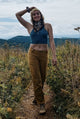 High Neck Mesh Top