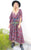 Blooming Ruby Petal Maxi Dress