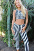 Black & White Stripes Gypset Legging