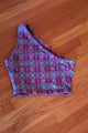 Feathers of Rio One Shoulder Top