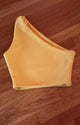 Rib One Shoulder Top