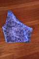 Denim One Shoulder Top