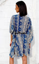  Blue Mantra Petal Dress by Daughters of Culture