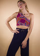 Red Shakti One Shoulder Top