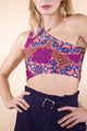 Red Shakti One Shoulder Top