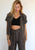 Soho Knit Crop Shirt Top