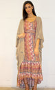  Clay Stone Wash Kimon Robe by Daughters of Culture