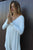 White Long Sleeve Yoga Harem Jumpsuit