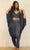Navy Stone Wash Kimon Robe