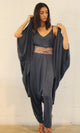 Navy Stone Wash Kimon Robe