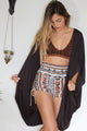 Tiger Eye Knit High Waist Short
