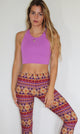 Purple Pyramid Gypset Legging